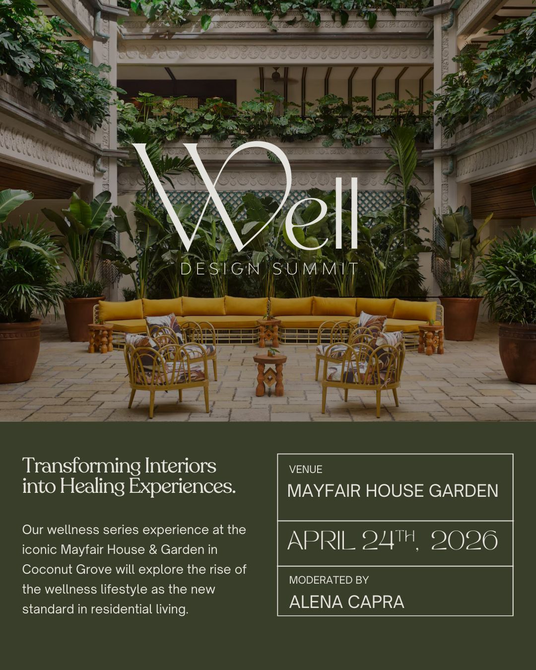The Well Design Summit Debuts at Mayfair House this April