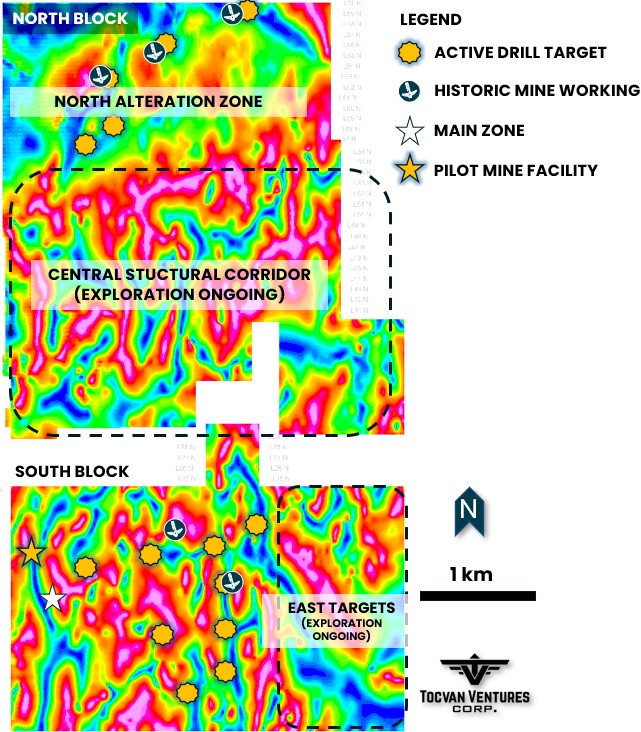 Tocvan Drone Magnetic Data Strengthens Gold-Silver Targets Across Gran Pilar; Identifies Broad Zones for Expansion Potential