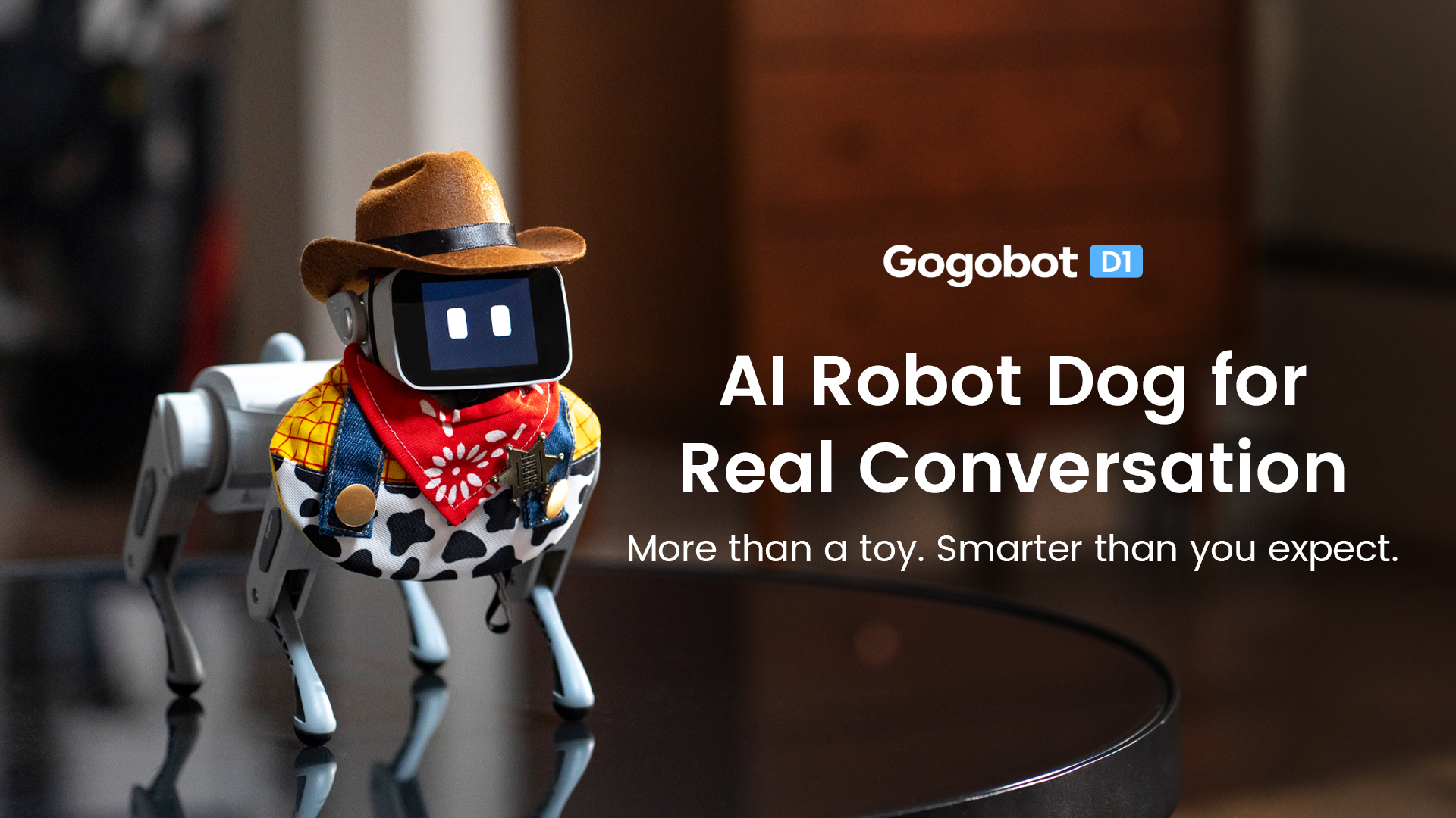 Gogobot Announces Launch of D1, an AI-Powered Robot Dog Built for Emotional Interaction, Playful Learning, and Loyal Companionship