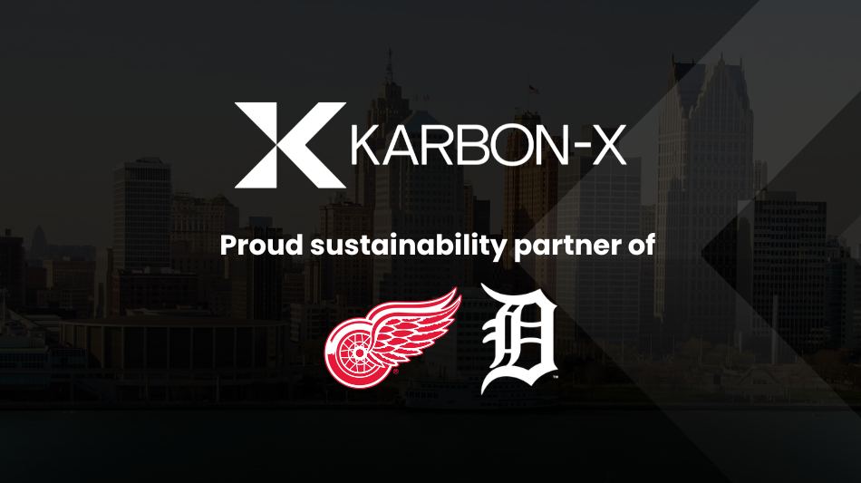 Karbon-X Named Official Sustainability Partner of the Detroit Red Wings and Detroit Tigers