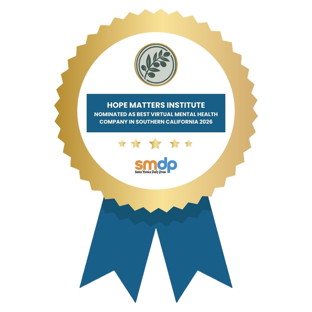 Hope Matters Institute Nominated for Best Virtual Mental Health Company in Southern California