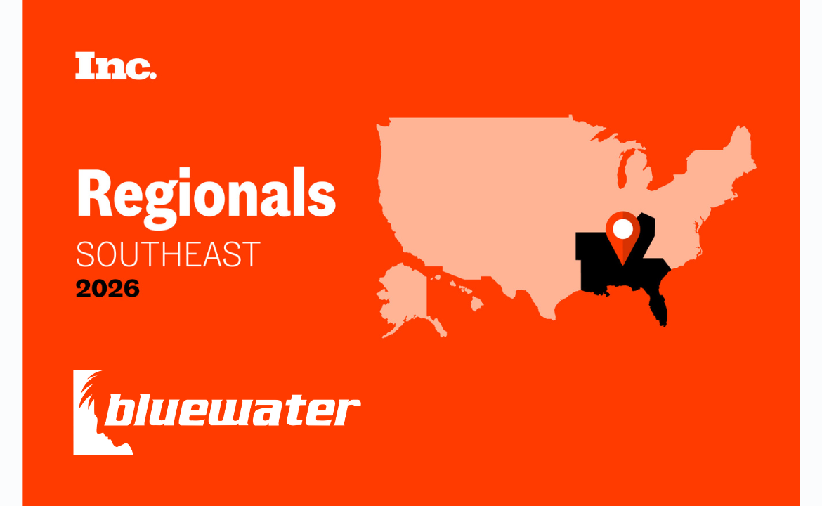 Inc. Names Bluewater to Its 2026 List of the Fastest-Growing Private Companies in the Southeast