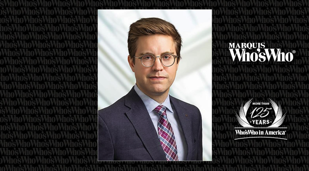 Marquis Who's Who Honors Zachary W.M. Anderson, Esq., for Leadership in International Finance