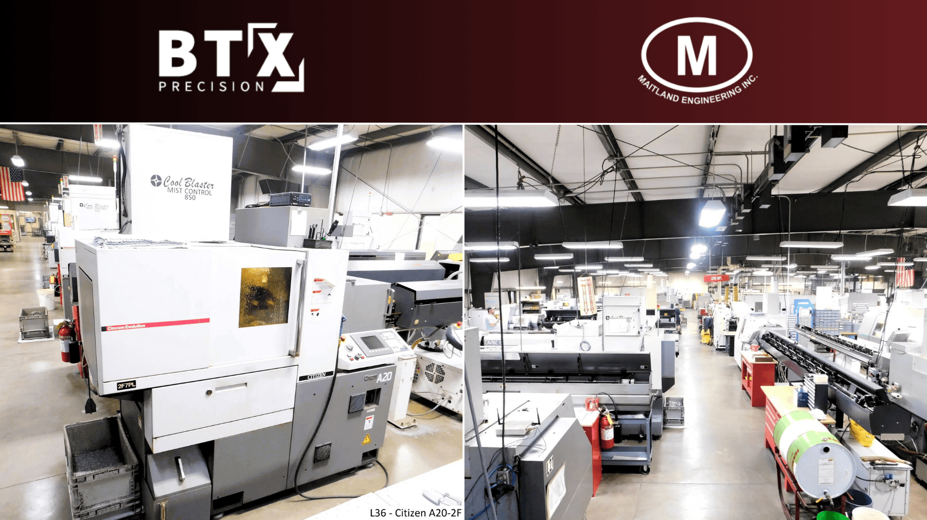 BTX Precision Announces Acquisition of Maitland Engineering 
