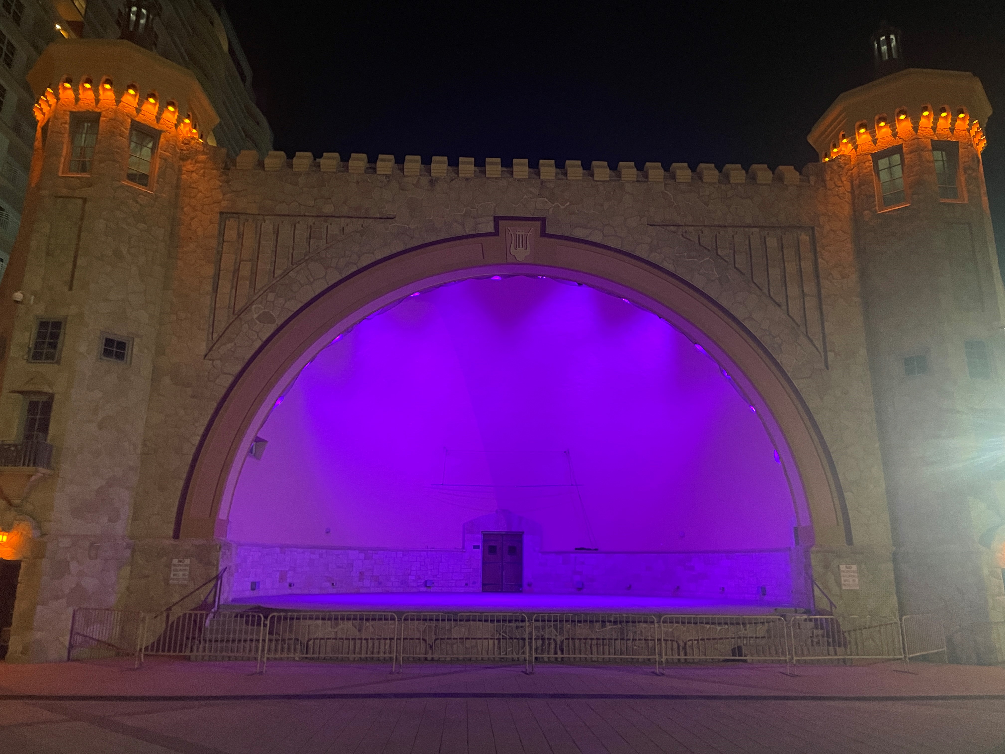 Marsy's Law for Florida Lights Landmarks Purple for National Crime Victims' Rights Week