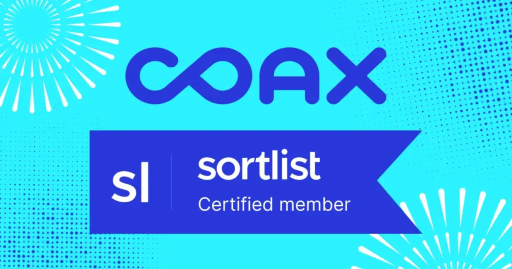 COAX Software Earns Sortlist Trusted Partner Badge for Excellence in Travel Technology Development