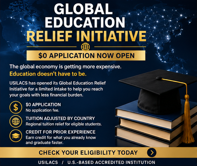 USILACS Launches Worldwide Global Education Relief Initiative to Expand Access to U.S. Accredited Education Through Tiered Global Pricing