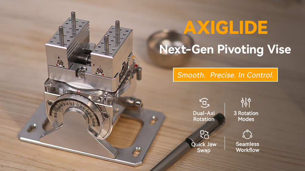 VOGUELINK Introduces AxiGlide to Add Flexibility and Precision to Bench Vises