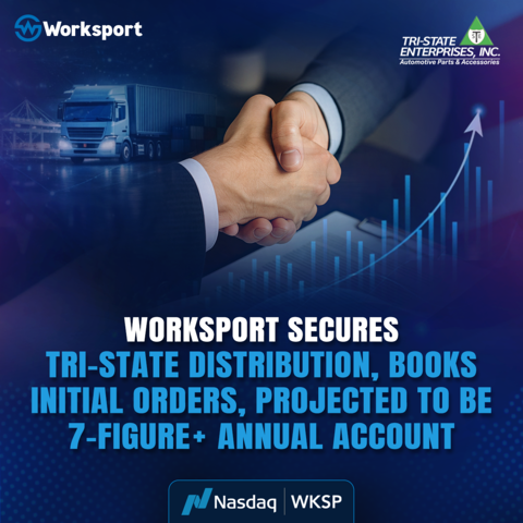 Worksport (NASDAQ:WKSP) Secures Tri-State Distribution, Books Initial Orders, Projected to be 7-Figure + Annual Account