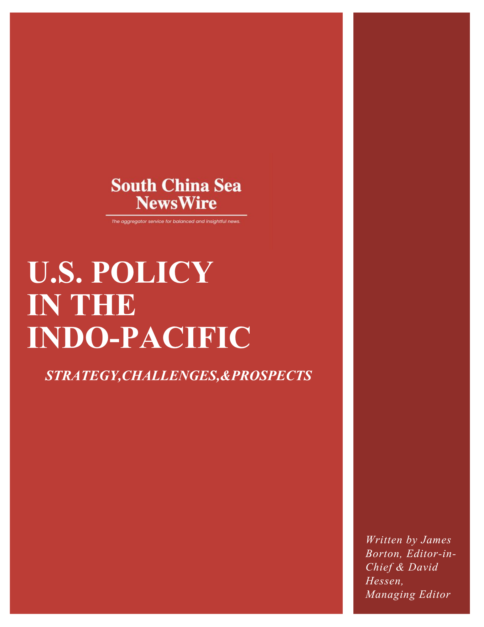 New SCSNW Report Examines Shifting U.S. Strategy in the South China Sea