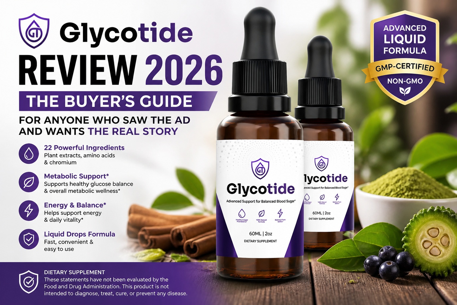 Glycotide Drops Reviewed: Don't Buy Your Best Blood Sugar Supplements Before Reading This Glycotide Report First!