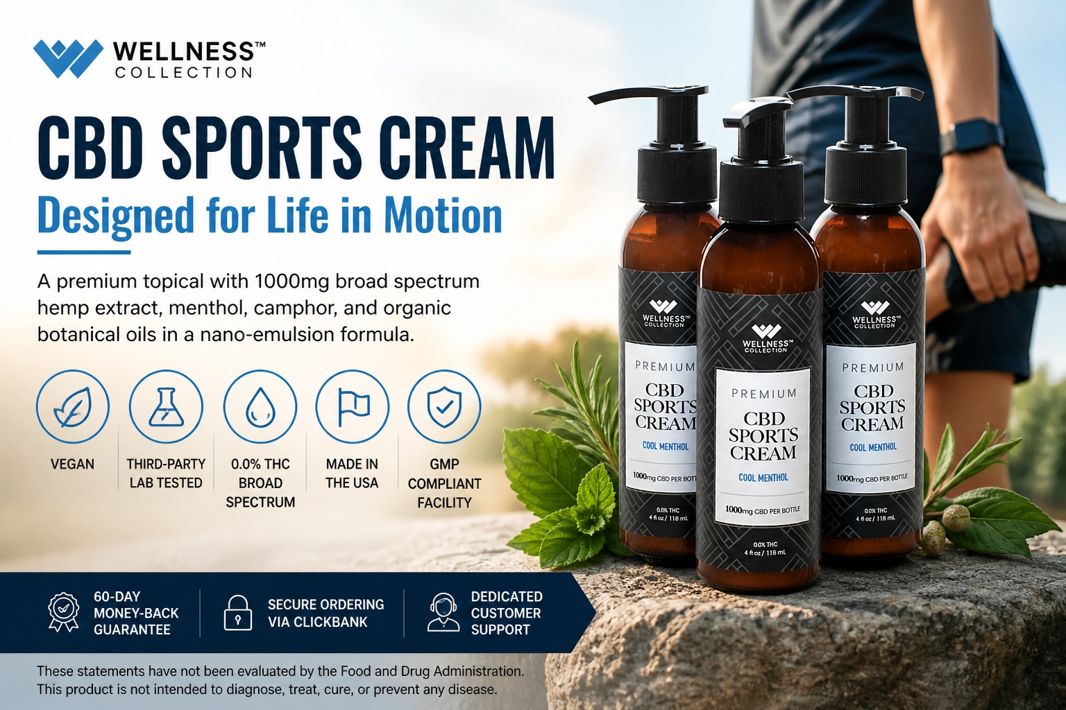 Wellness Collection CBD Sports Cream Reviewed: Truth Behind This 30 Second A Day Discomfort Blaster, Soreness Reducer, And Joint Rejuvenator