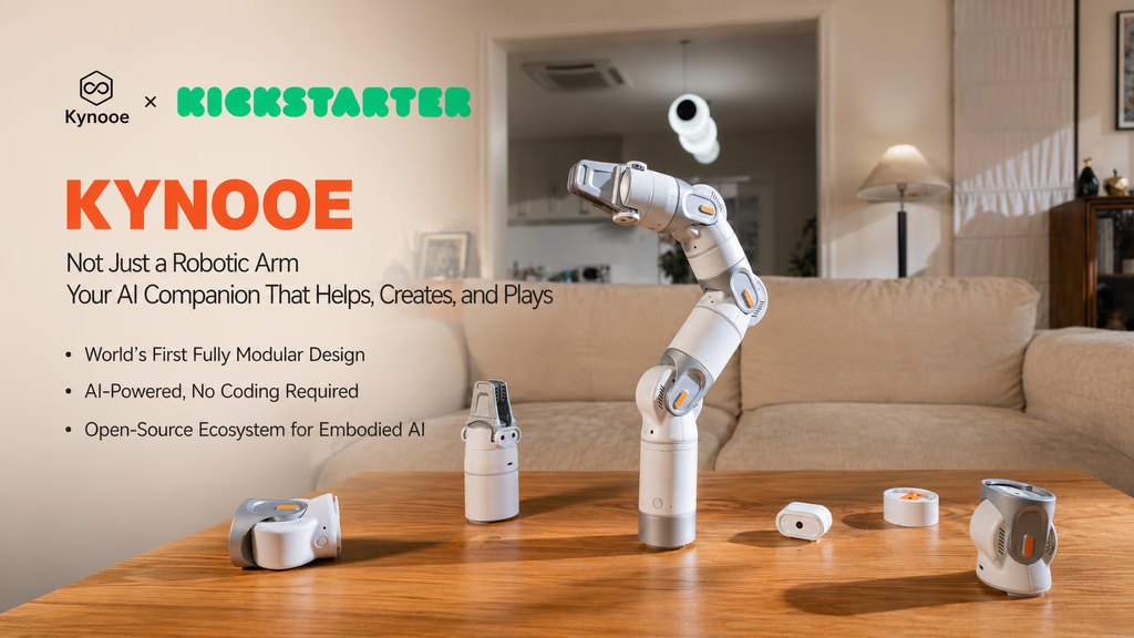 Kynooe Launches First Fully Modular AI Robotic Arm Designed for Everyday Life 
