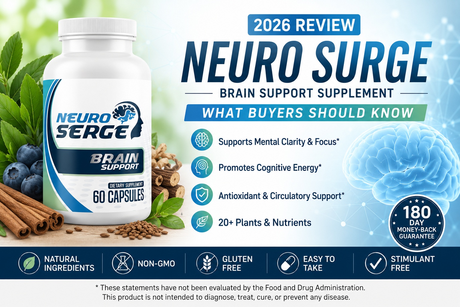 Neuro Surge Reviewed: Don't Buy This Neuro Serge Brain Support Supplement Before Reading This Latest Report First!