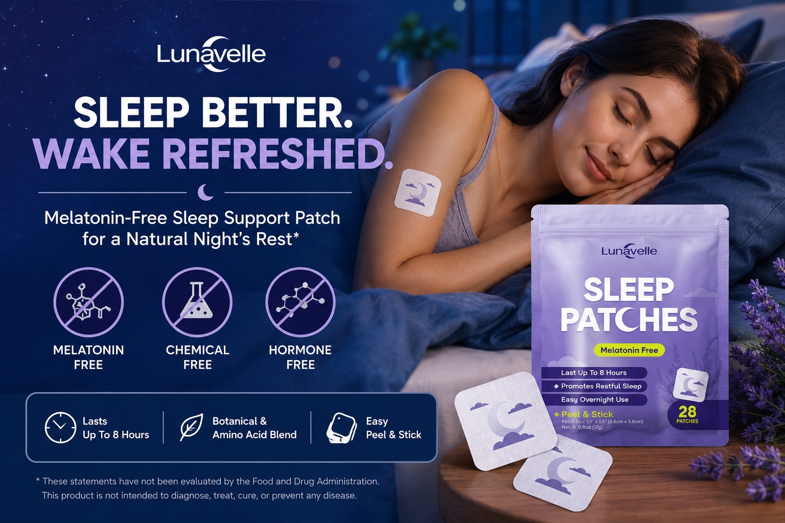 Lunavelle Reviewed: Don't Buy Lunavelle Sleep Patches Before Reading This Melatonin-Free Better Sleep Report First!