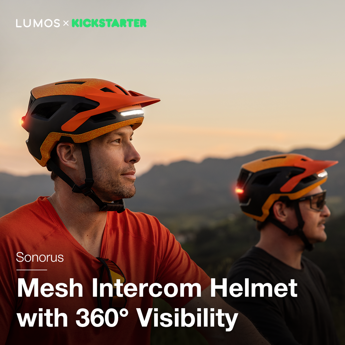 Lumos Introduces Sonorus, a Smart Helmet with Integrated Intercom and 360 Degrees Visibility, Launching on Kickstarter