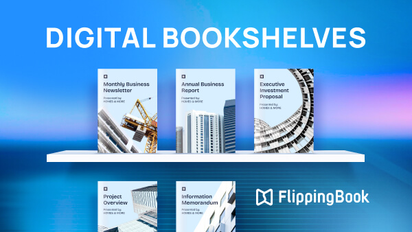 FlippingBook Introduces Digital Bookshelves for Organizing and Sharing Content