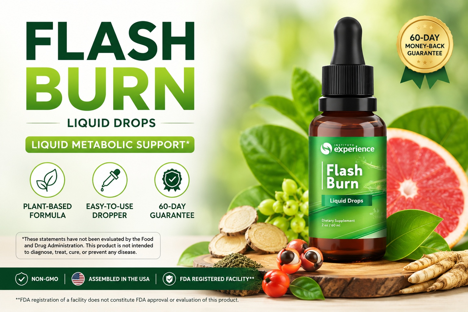 Flash Burn Reviewed: Don't Buy Liquid Weight Loss Drops Before Reading This FlashBurn Supplement Facts Report First!