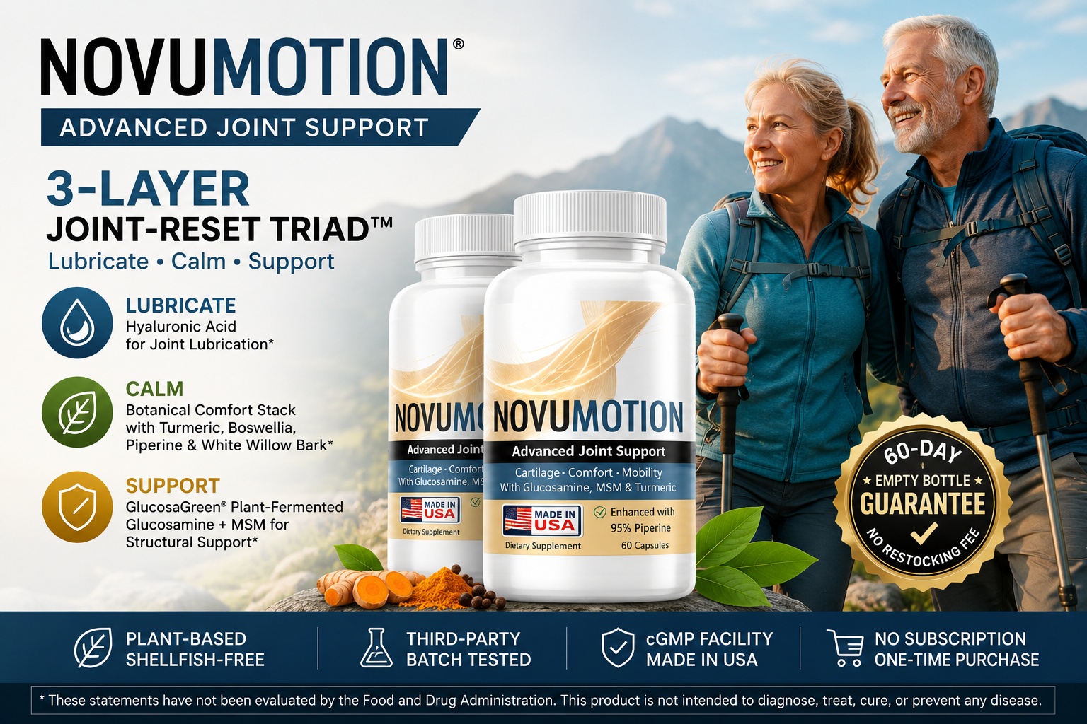 NovuMotion Reviewed: Don't Buy Another Glucosamine Joint Supplement Before Reading This NovuMotion Plant Based Report First!