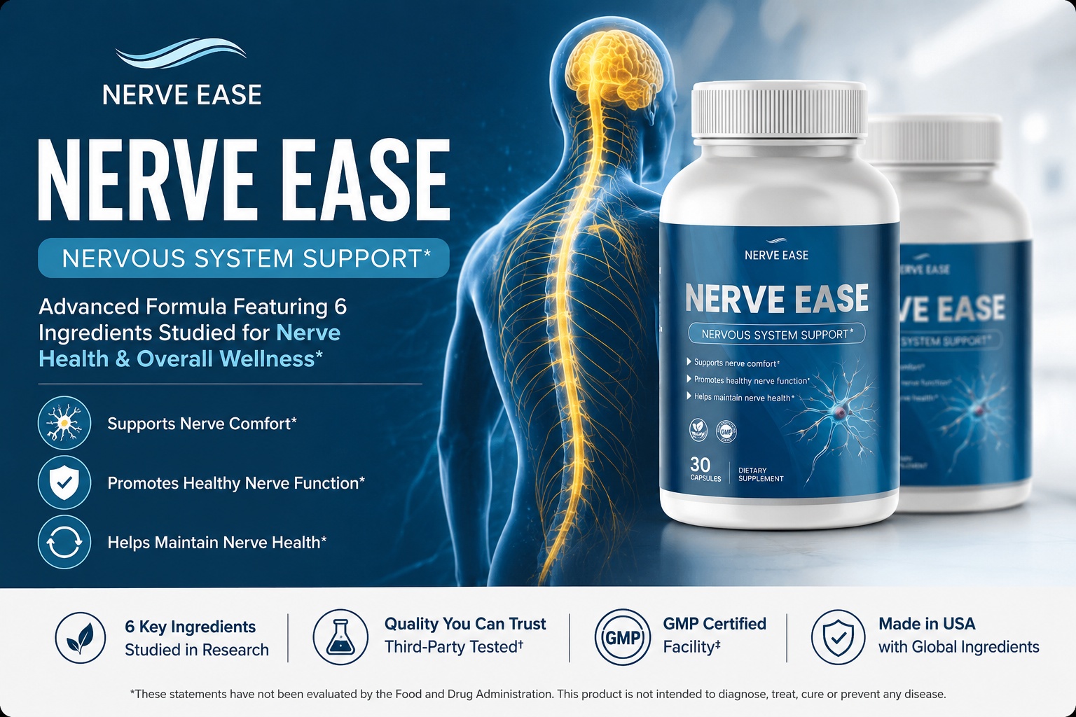 Nerve Ease Review (2026) The Golden Vitamin Formula for Nervous System Support by NervEase