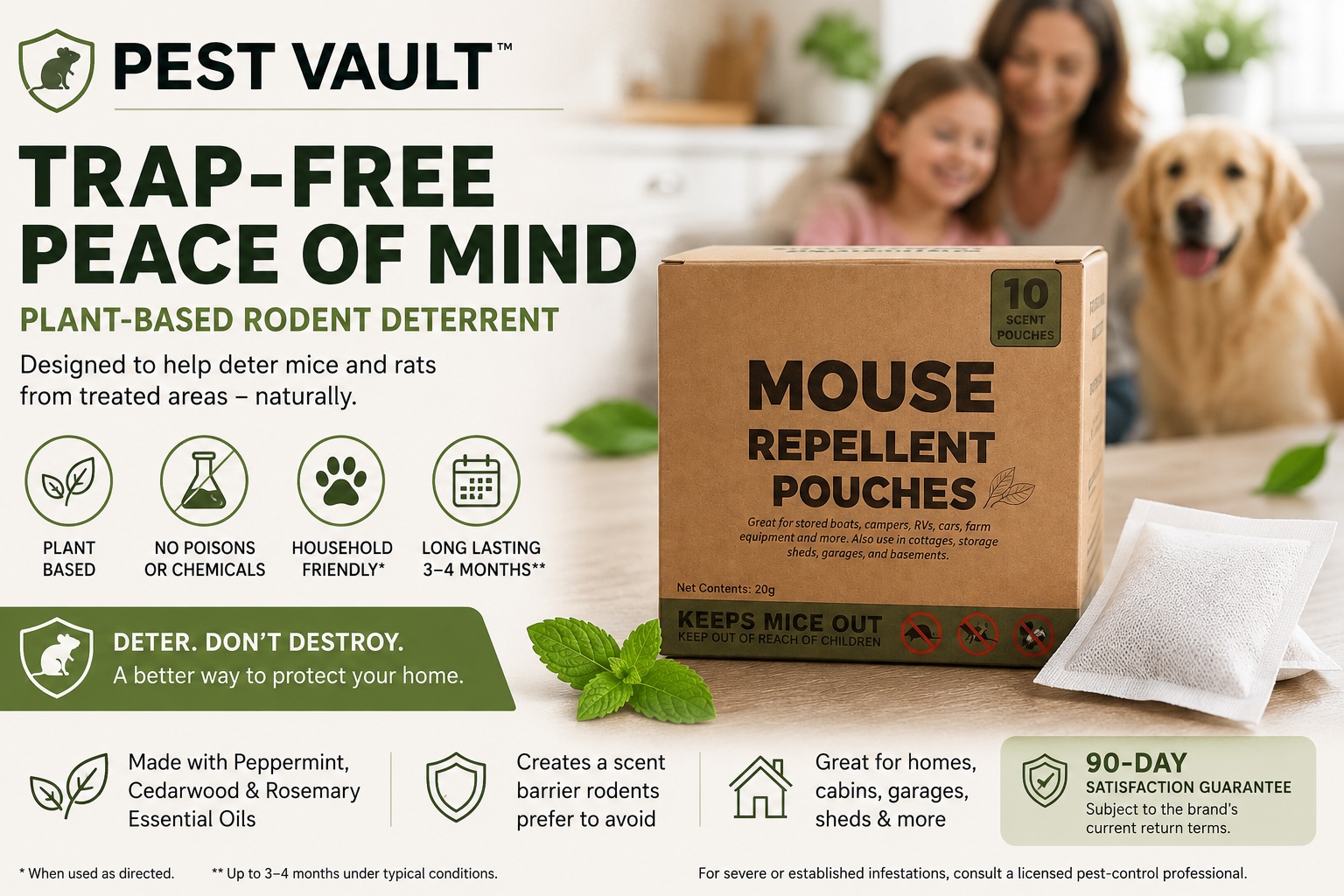 Pest Vault Mouse Repellent Pouches Reviewed: Don't Buy A MouseTrap Again Without Reading This PestVault Report First!