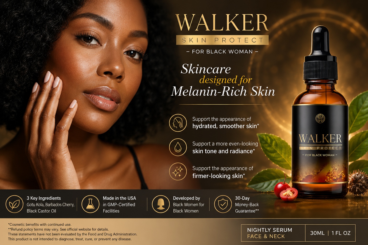 Walker Skin Protect Reviews: Anti-Aging Serum for Black Skin
