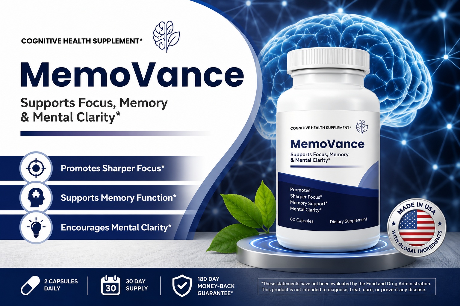 MemoVance Reviews: Don't Buy Another Memory and Focus Supplement Before Reading This Memo Vance Brain Support Report!
