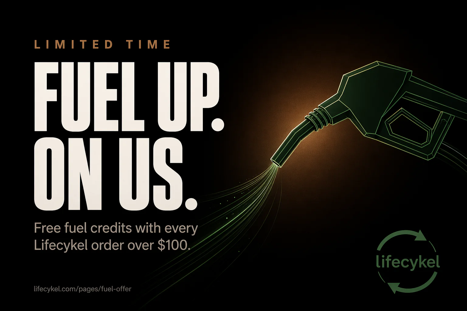 Free Fuel for the People - Global Functional Mushroom Leader, Lifecykel Labs, Bundles Free Fuel Cards for all New Customers!