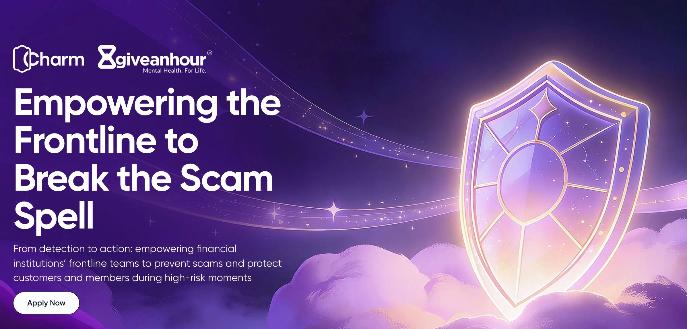 Charm Security and Give an Hour Launch National Scam Survivor Day Initiative to Support Financial Institutions' Frontline Teams
