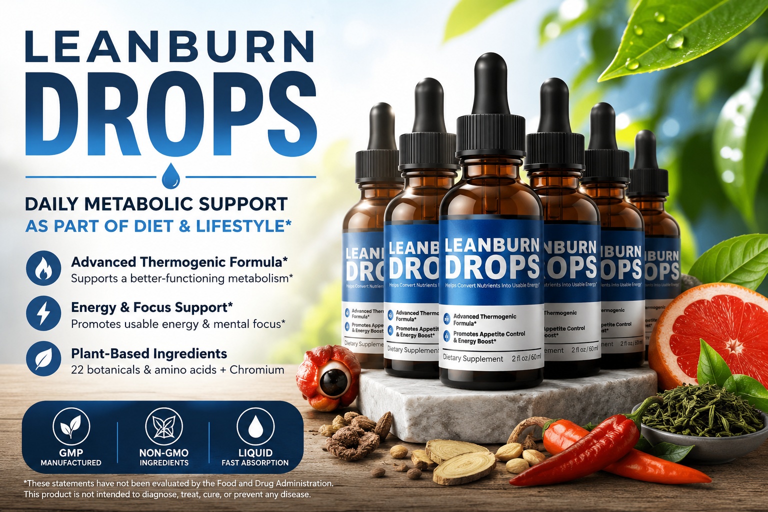 LeanBurn Drops Review: Don't Buy Lean Burn Liquid Weight Management Supplement Drops Before Reading This Report First!