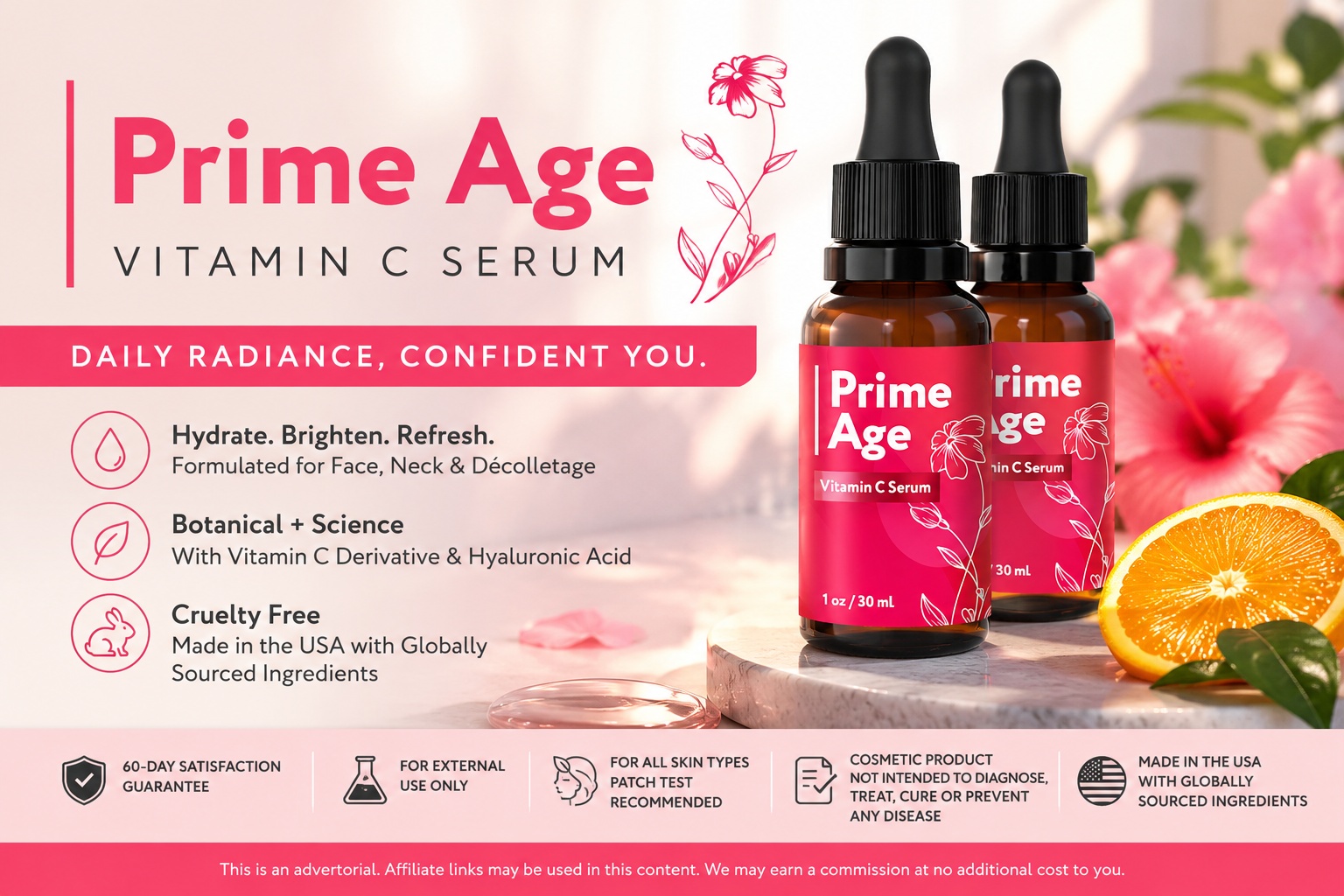 Prime Age Vitamin C Serum Overview: Latest Ingredients & Safety Research