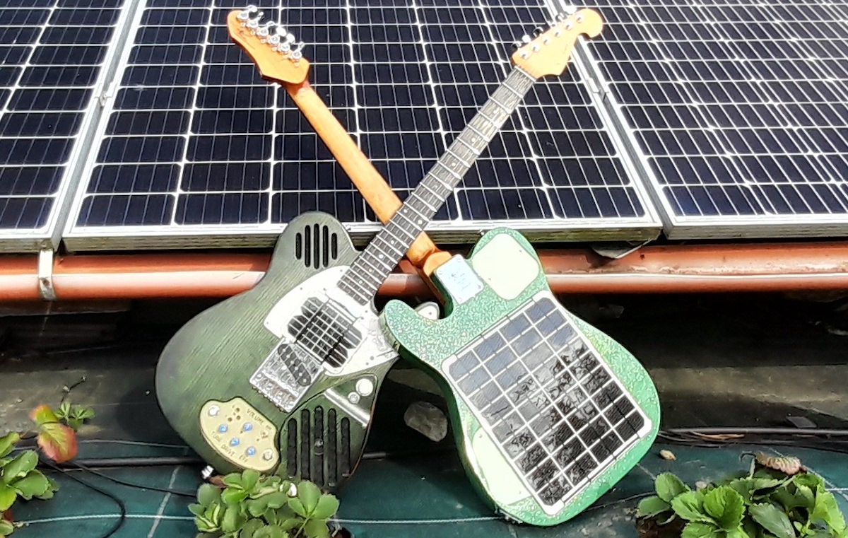 The World's First Solar-Powered Guitar has Just Landed!