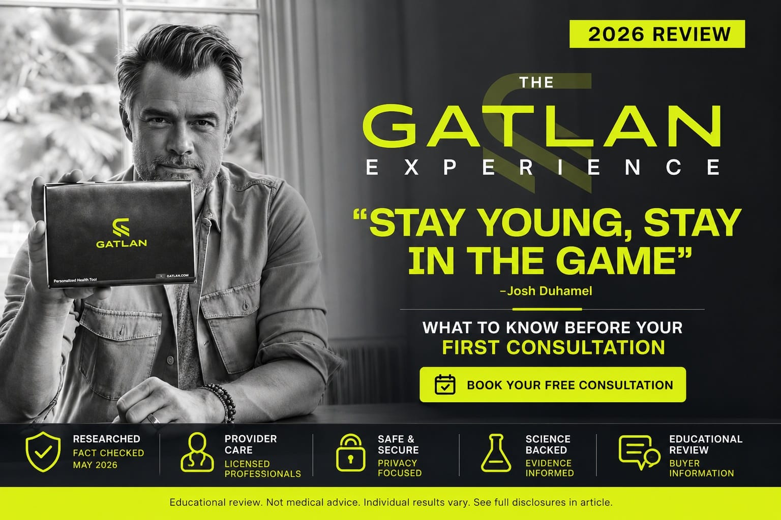 GATLAN Health Review 2026: Telehealth Pricing, TRT Access, Compounded GLP-1, and Patient Questions