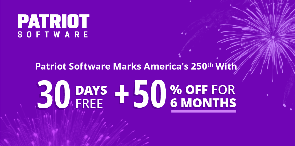 Patriot Software Marks America's 250th With 50% Off for 6 Months for New Customers
