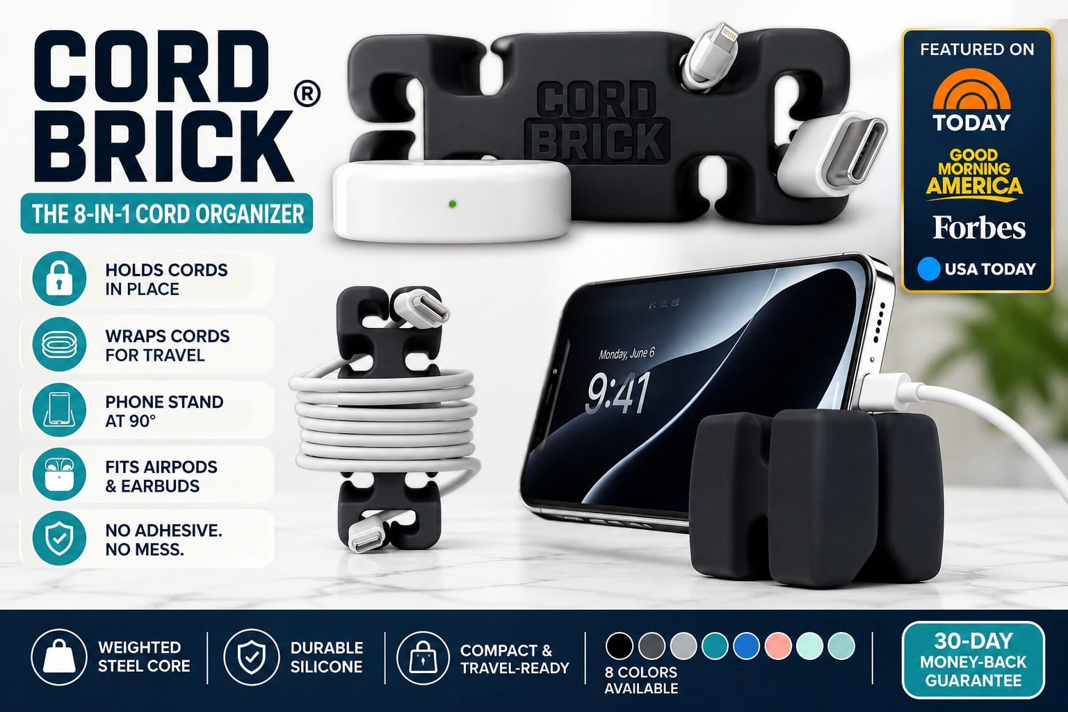CordBrick 2026 Buyer Guide Reviews Weighted Cord Organizer Features, Pricing, Warranty Terms, and Travel Use Cases