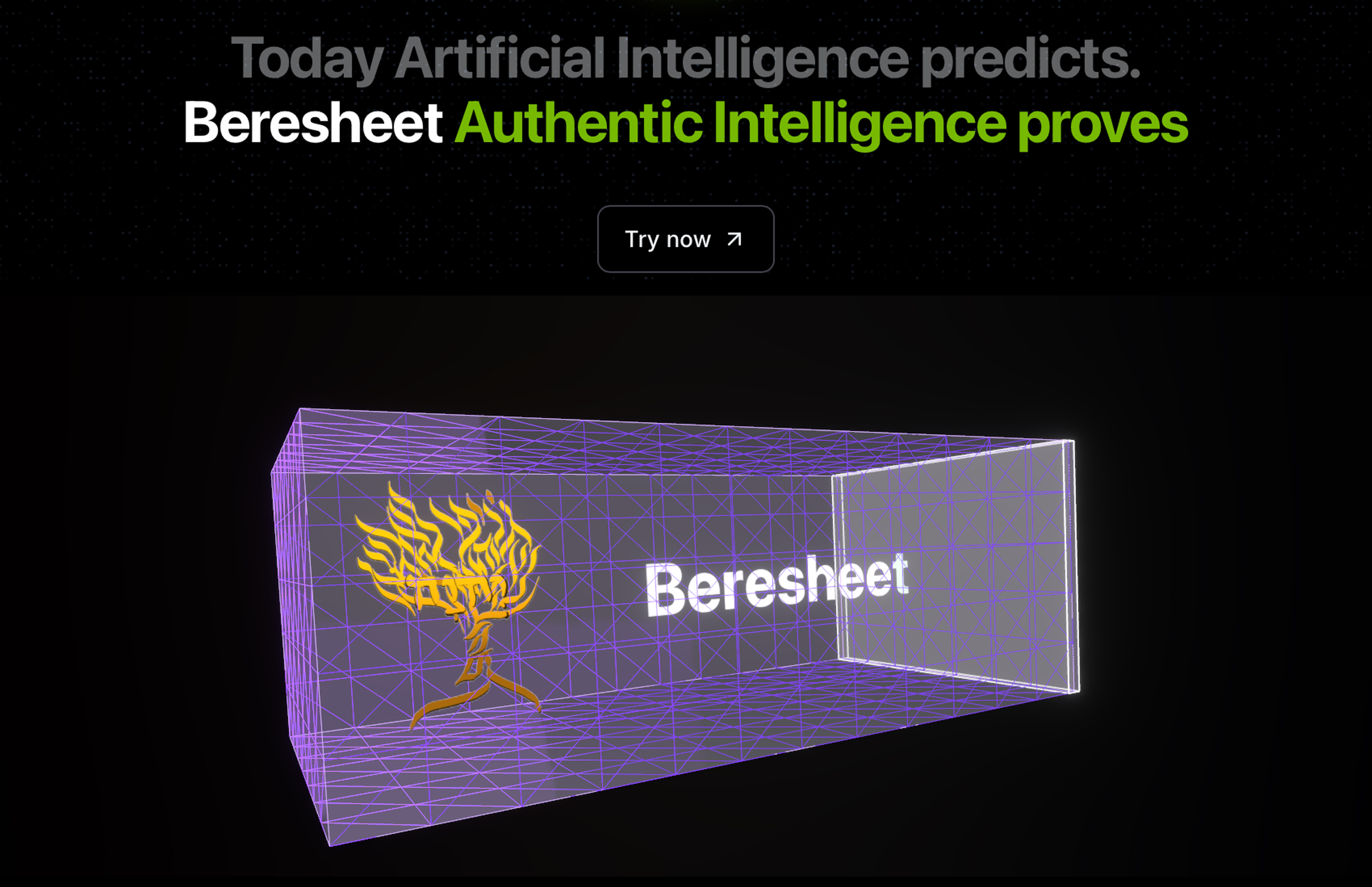Quantum Tomograph Announces Beresheet(TM), an Authentic Intelligence(TM) Platform for Complex Data Analysis and Proof-Based Verification
