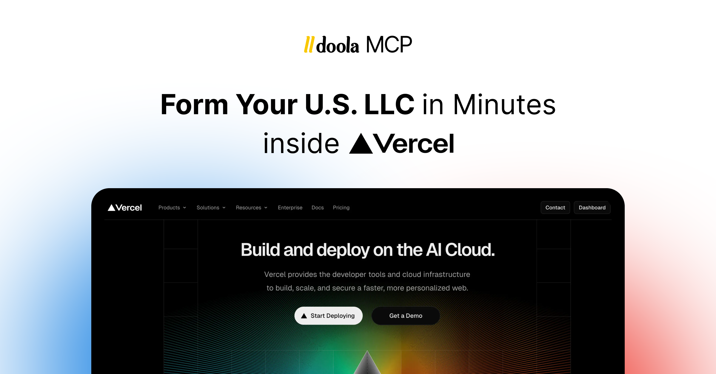 doola Brings LLC Formation to Vercel, Closing the Gap Between Deployment and Legal Infrastructure