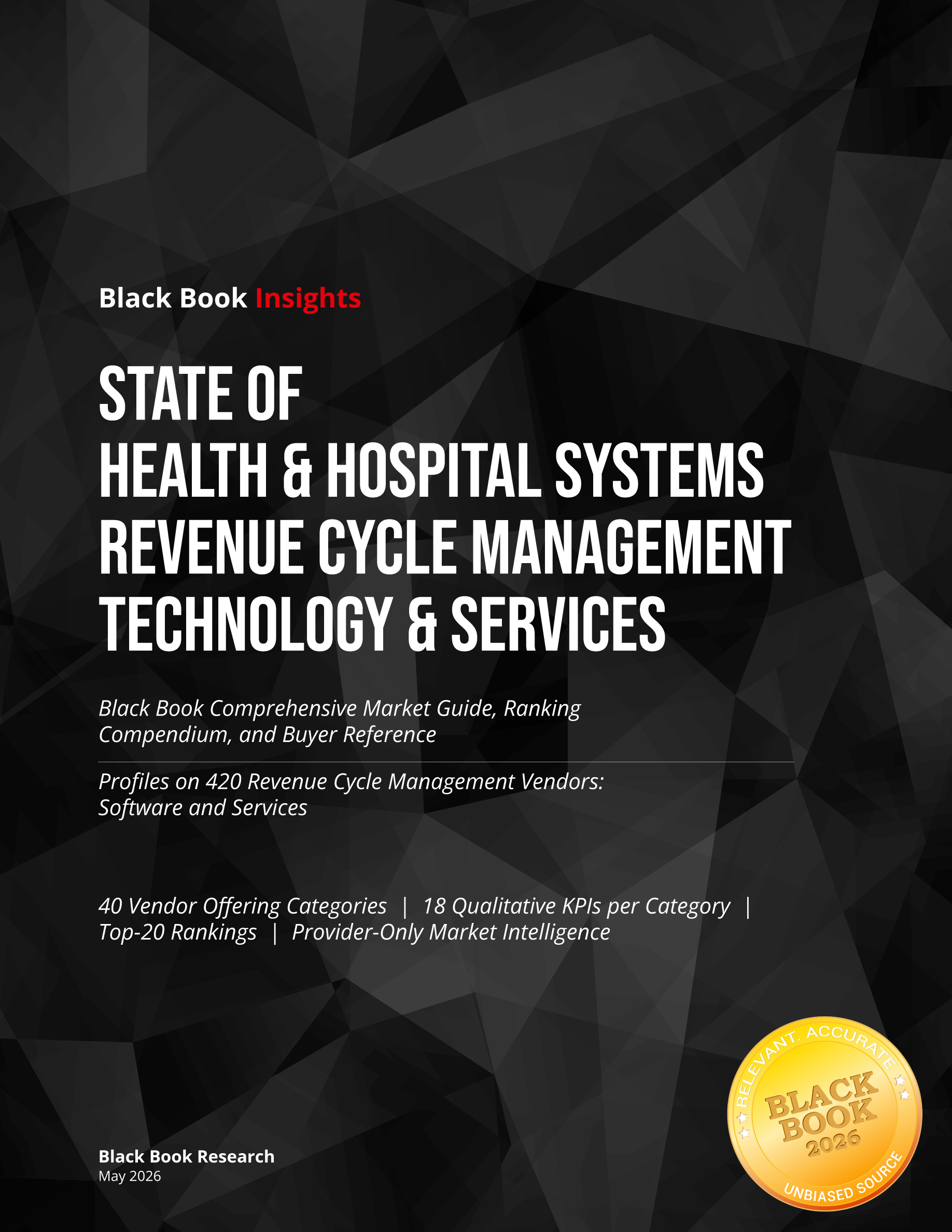 Black Book Research Releases 2026 Hospital RCM Evaluation, Naming Top Vendors Across 49 Revenue Cycle Management Categories