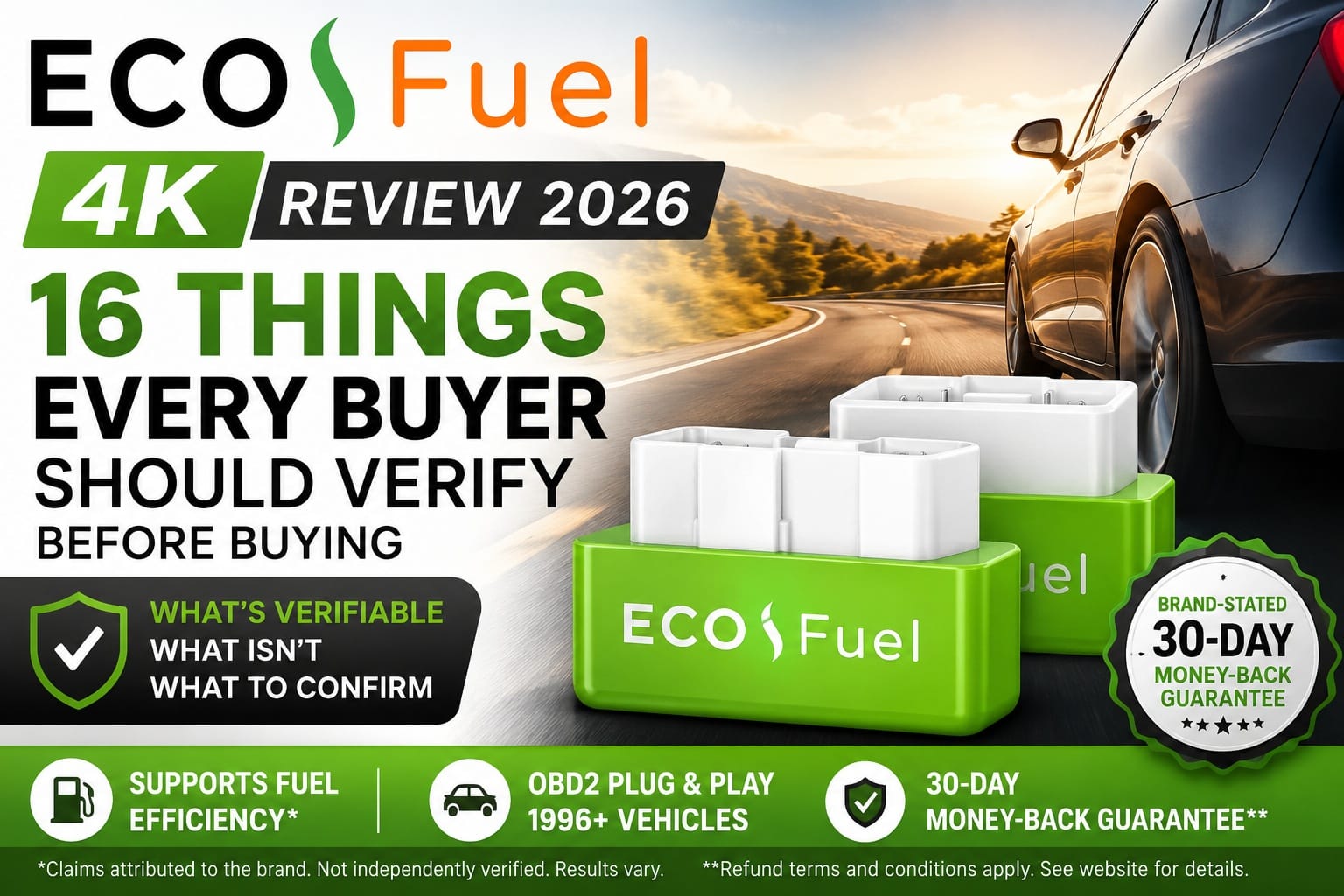 ECO Fuel 4K Review 2026: 16 Things Every Buyer Should Actually Verify Before Ordering Another OBD2 Fuel Saver