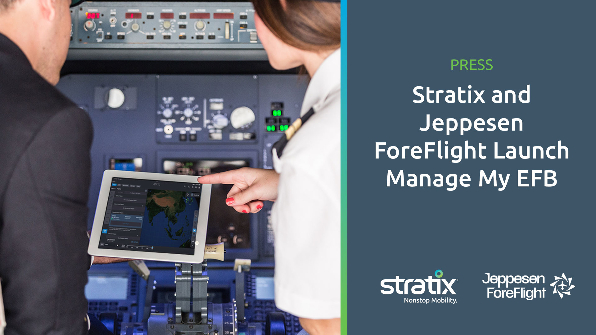Stratix and Jeppesen ForeFlight Launch Manage My EFB 