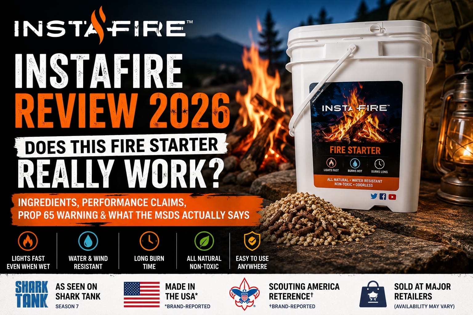 InstaFire Review 2026 Explores Why Campers and Preparedness Buyers Are Comparing Weather-Resistant Fire Starters Before Ordering