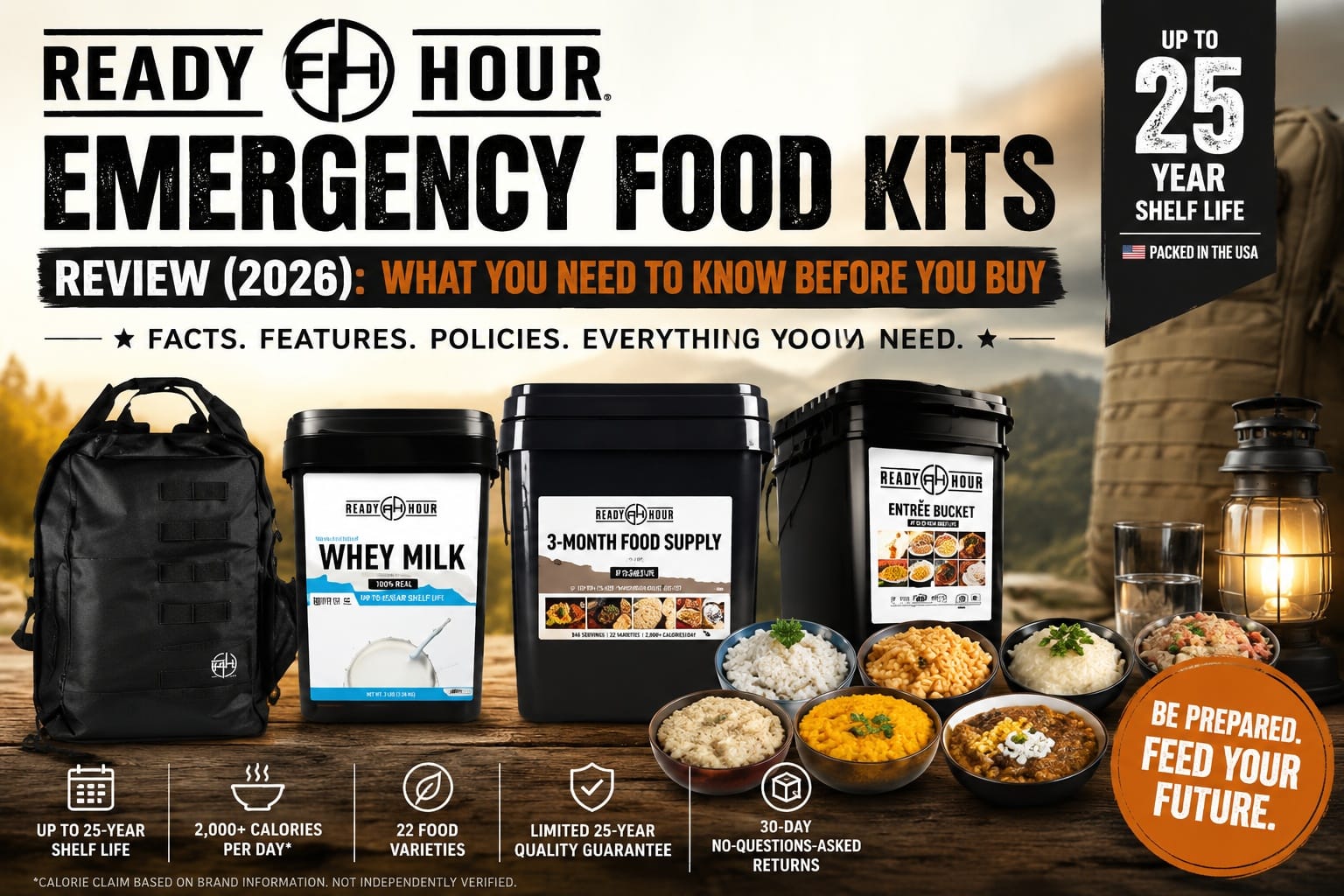 Ready Hour Emergency Food Kits Review 2026 Explores What Buyers Should Know Before Ordering Long-Term Food Storage