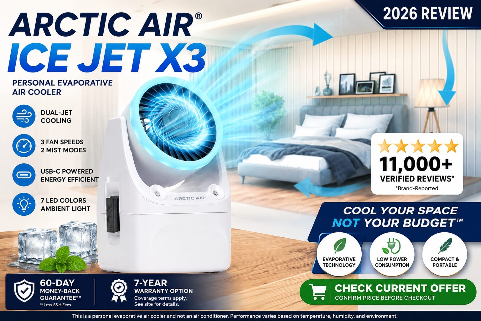 Arctic Air Ice Jet X3 Review 2026 Explores Why Shoppers are Comparing Personal Evaporative Coolers Before Summer Heat Peaks