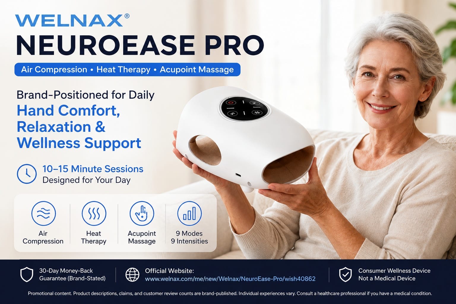 Welnax NeuroEase Pro Review 2026: What Buyers Should Know About the Air Compression Hand Massager for Daily Hand Comfort