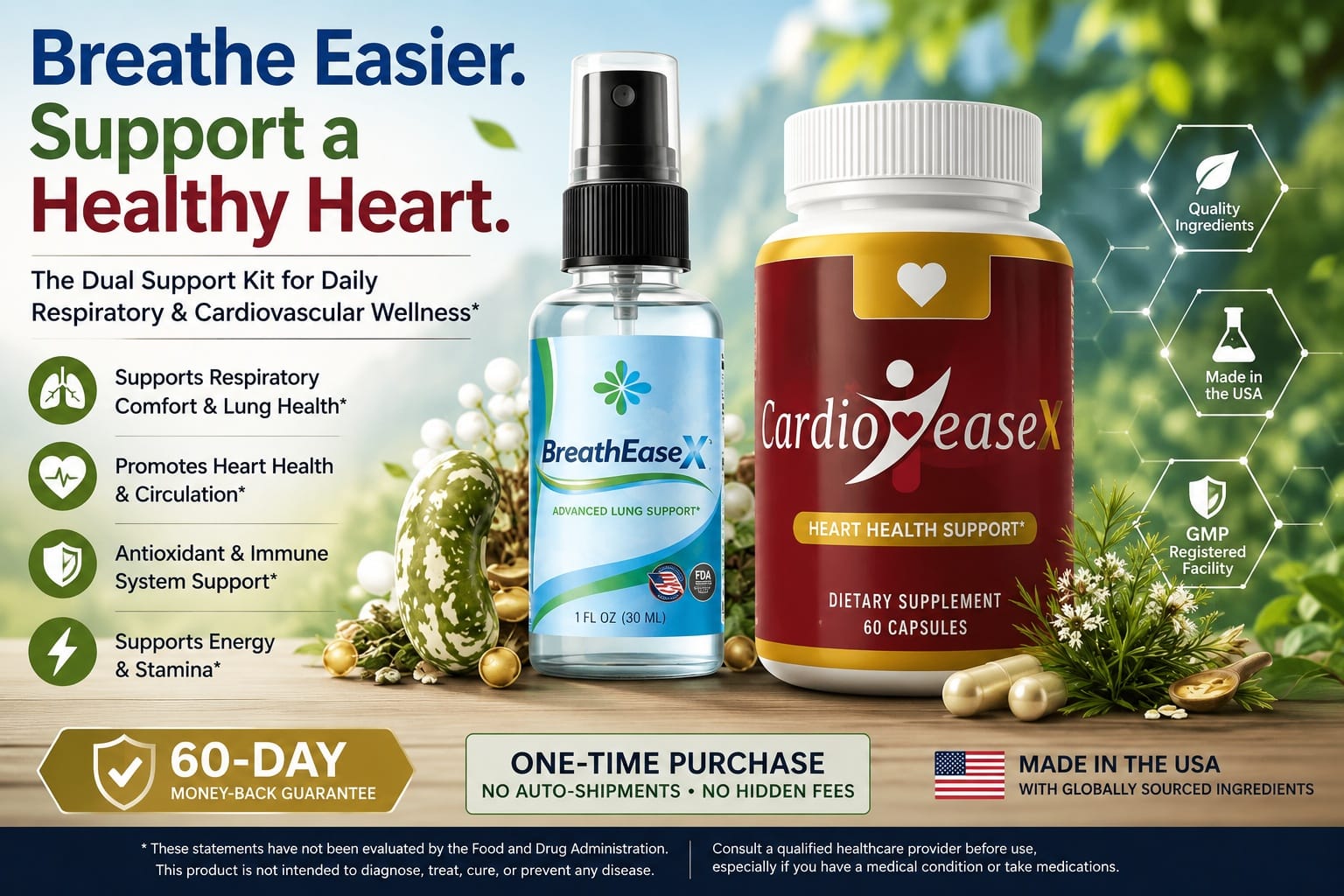 BreathEaseX Reviews 2026: What Buyers Should Know About the NAC Lung Support Spray and CardioEaseX Wellness Kit