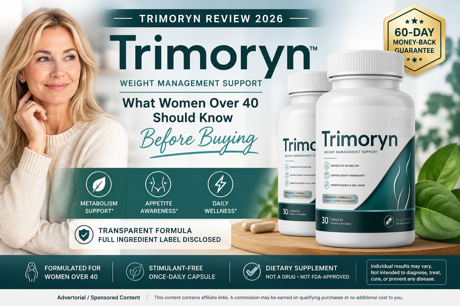 Trimoryn Review 2026 Explores Why Women Over 40 are Looking at Daily Metabolic Wellness Support