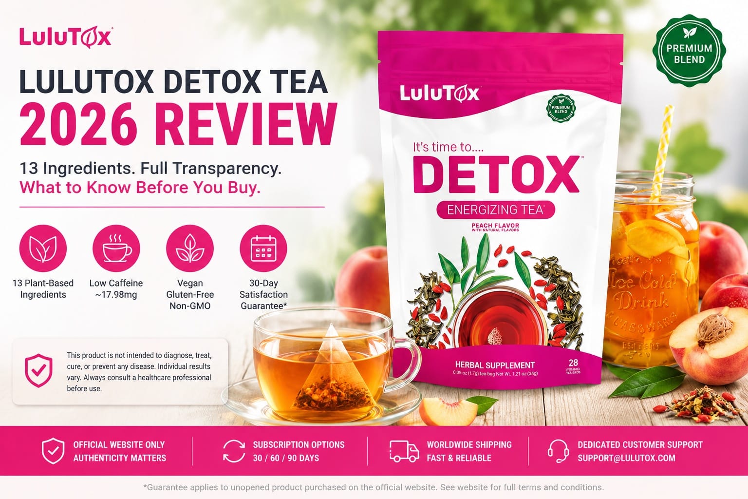 Lulutox Detox Tea Reviews 2026: Buyer Guide Explores Daily Wellness, Ingredients, Pricing, and What to Know Before Ordering