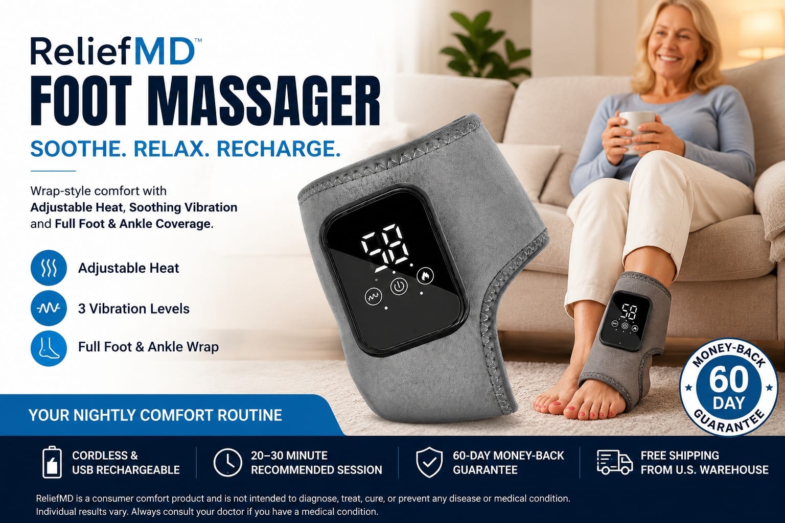ReliefMD Foot Massager Review 2026 Explores Why Shoppers are Comparing Wrap-Style Foot and Ankle Comfort Devices Before Ordering