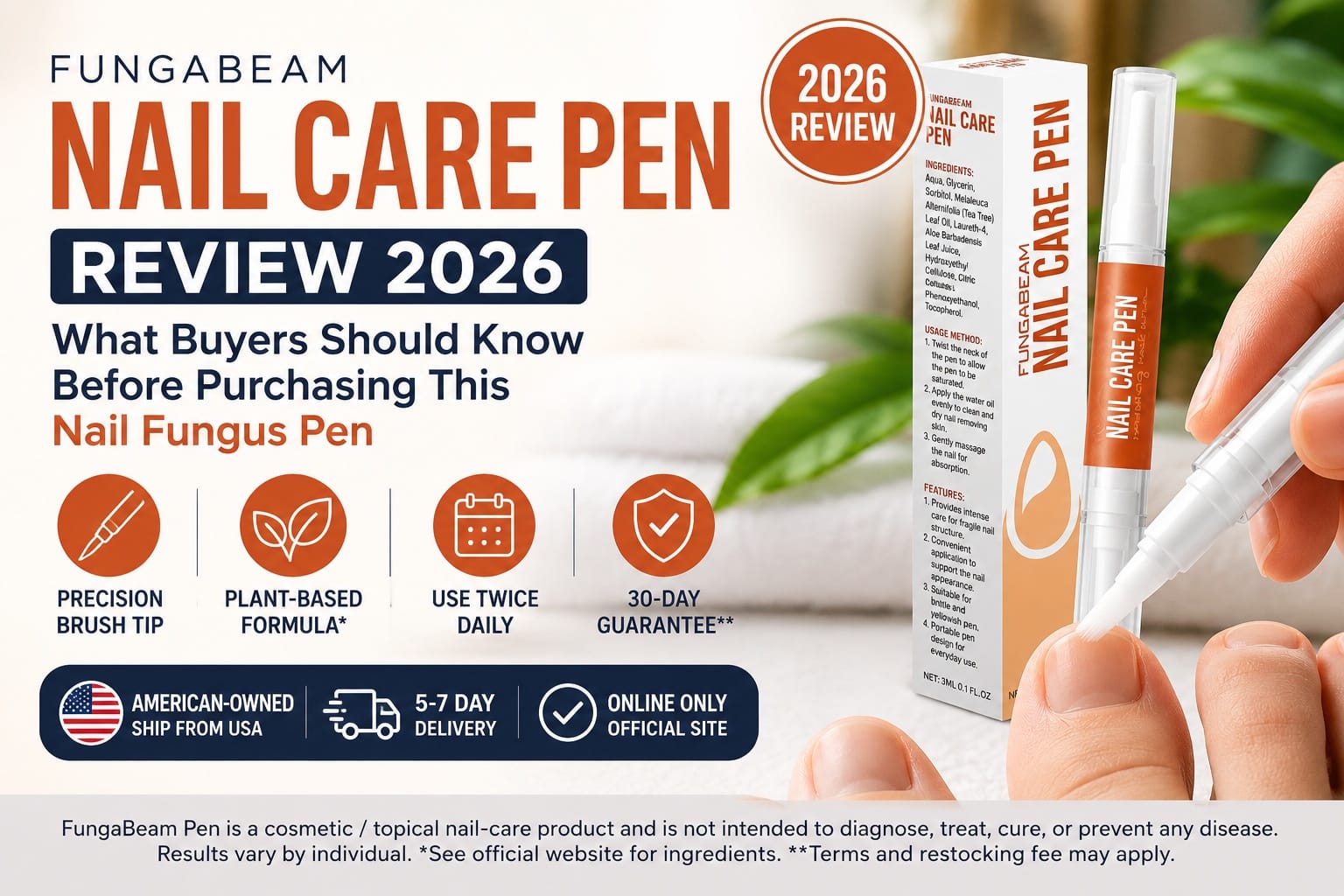 FungaBeam Pen Review 2026 Explores Why Consumers Are Comparing Topical Nail-Care Pens Before Ordering