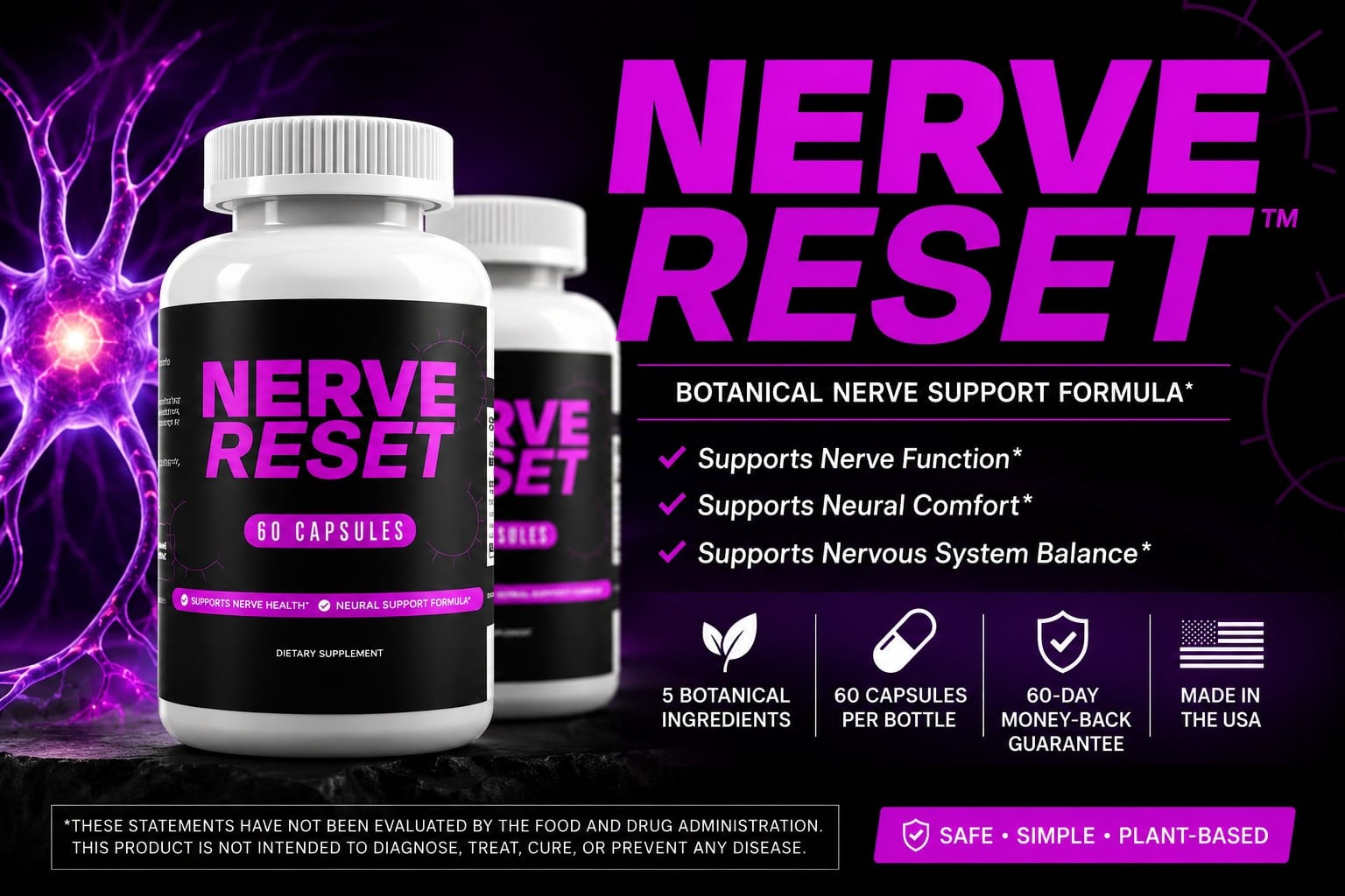 NerveReset Reviews 2026: Ingredients, Nerve Support Formula, Pricing, Safety Considerations, and What Buyers Should Know Before Ordering